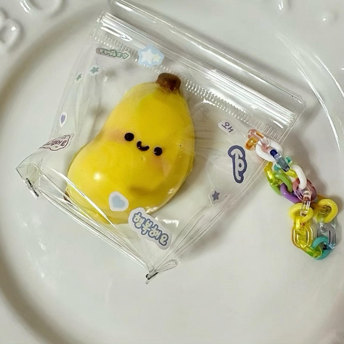 Cute banna squishy toy