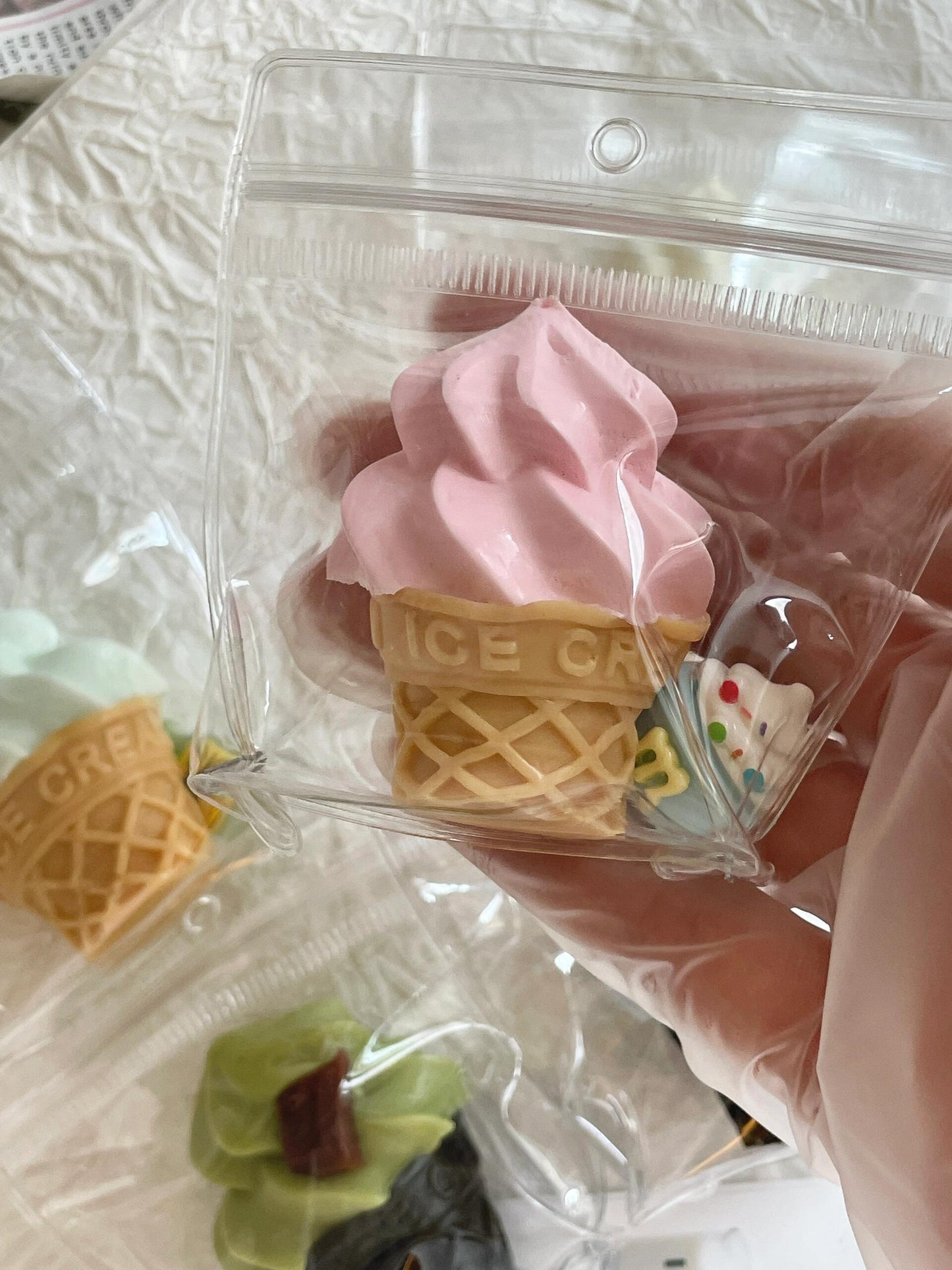 Cute ice cream squishy toy