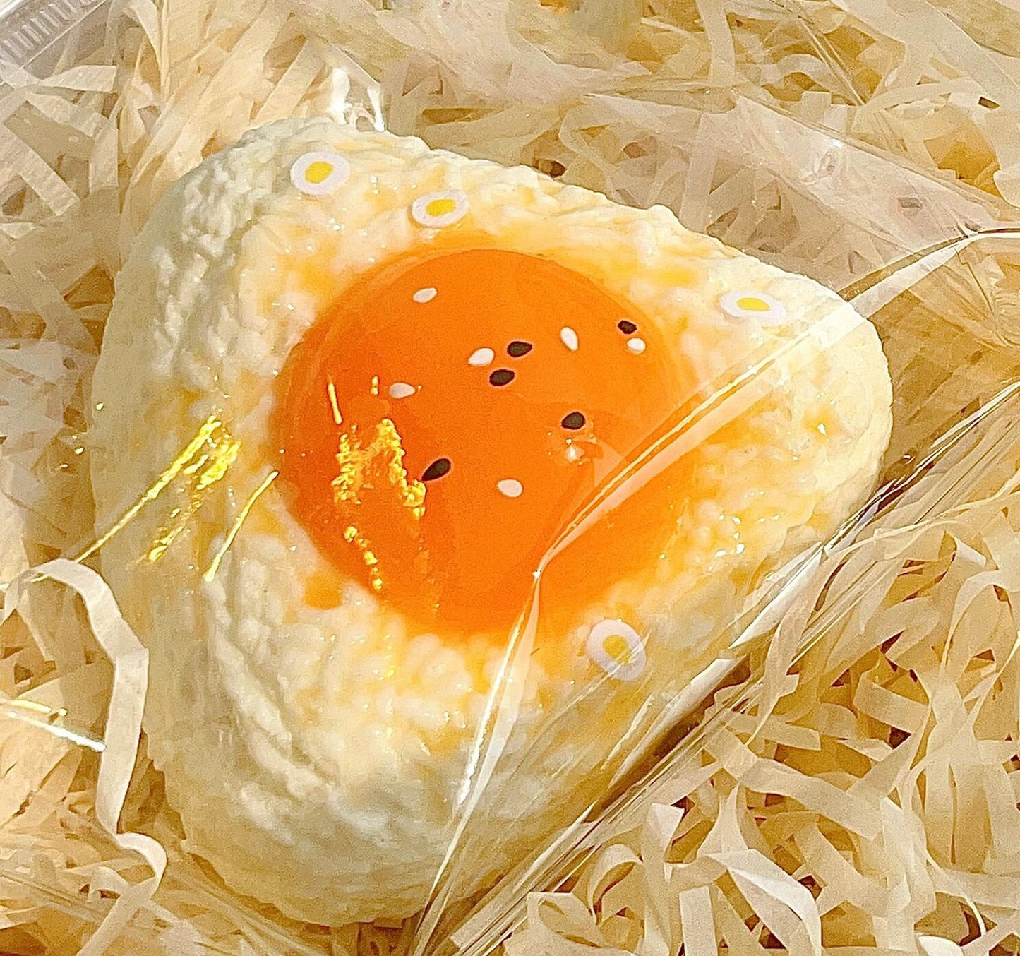 egg yolk Rice ball squishy toy